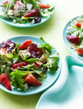 意大利面,季節,飢餓的,攝影,影棚拍攝_508465499_strawberry salad_創意圖片_Getty Images China