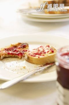 飲食,食品,餐具,生活方式,室內_77746357_Breakfast With Toast and Jam_創意圖片_Getty Images China