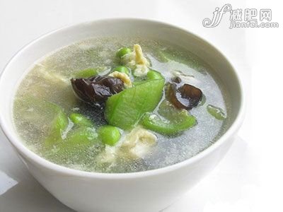 絲瓜發菜筍湯