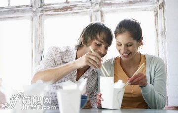 左手吃飯