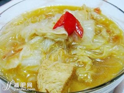 白菜燉豆腐