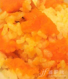 紅薯飯色香味俱全