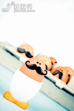 明亮,概念,食品,乾淨,奶製品_479703892_Cute egg heads with mustaches. Movember theme_創意圖片_Getty Images China