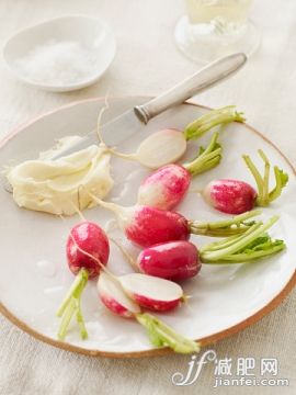 夏天,蘿蔔,開胃品,餐前小吃,攝影_563737213_Radishes with Butter and Salt_創意圖片_Getty Images China