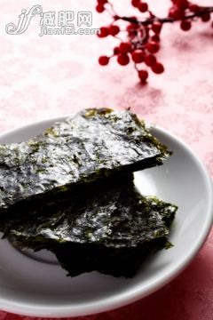 飲食,海產,室內,盤子,褐色_117361187_korean food,korean dried seaweed_創意圖片_Getty Images China