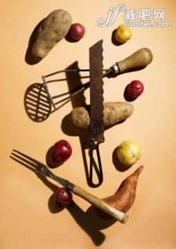 影棚拍攝,烹調,馬鈴薯,陰影,古董_159666142_Potato Still Life_創意圖片_Getty Images China