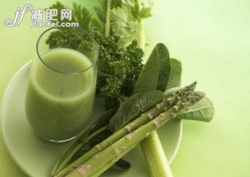 影棚拍攝,盤子,杯,綠色,蔬菜_94120404_Green juice_創意圖片_Getty Images China